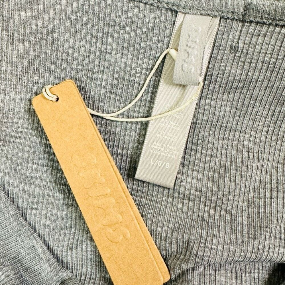 SKIMS Soft Lounge Long Slip Dress - Heather Gray - Size Large - Picture 5 of 8